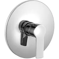 Hak Bruckner BARON Inbouw douchearmatuur, 1 uitloop, bovenstukken, chroom