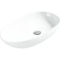 Mexen Lucia opbouwwastafel 55 x 30 cm, wit - 21925500