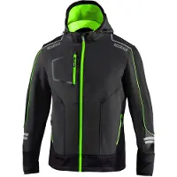 Sparco Tech York Softshell jas - Groen - Maat S