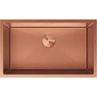 Mexen Trixo roestvrijstalen spoelbak 1-komorige 750 x 440 , koper HC - 6415751000-65HC