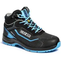 Sparco Werkschoenen S3S - Indy-HE Sunny - Zwart/Blauw — black — 37
