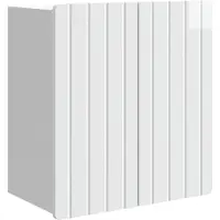 vidaXL Wandkast 59 x 31 x 64 cm Bewerkt hout Hoogglans Wit
