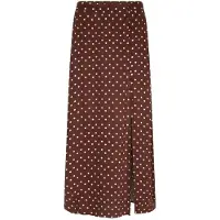 Ydence Dames Rokken Skirt Louis - Bruin - Maat M