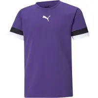 Puma junior voetbalshirt paars/zwart Sport t-shirt Jongens/Meisjes Polyester Ronde hals - maat 140