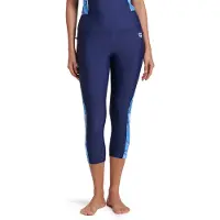 Arena Woswim 3/4 Tight Allover Navy-blue China Multi Maat: 42 | Badpakken Outlet | Dames | Blauw