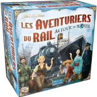 Asmodee Strategiespel Les Aventuriers du Rails Rond de wereld