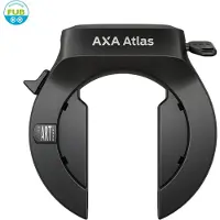 Axa Atlas Ringslot – ART 2 Fietsslot – Ringslot met ULC Insteekketting compatibel – Gehard staal – Extra sterke gelaste behuizing – Zwart – Inclusief sleutelservice