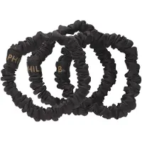 Philip B Haarverzorging Styling Petite Black Scrunchie 3 Stk.