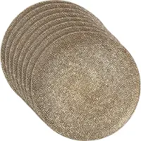 Inge-glas Inge Christmas kaarsbord - 12x stuks - goud - kunststof - 33 cm - onderbord - kaarsen plateau - kerstdecoratie