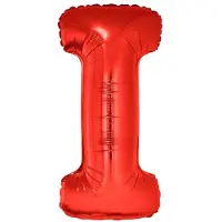 Espa - Rode aluminium letter ballon - Rood