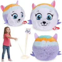 Sarcia.eu TY Paw Patrol EVEREST Knuffelbal, stuiterend knuffeltje, BEANIE BOUNCERS, behendigheidsspeelgoed voor kinderen 10 cm