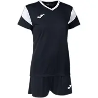 Joma Phoenix Korte Mouw Set Zwart L Vrouw