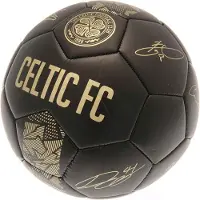 FC Barcelona Celtic FC voetbal - maat 5 - inclusief handtekeningen