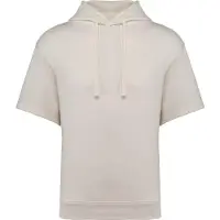 Native Spirit NS406 Ecologische uniseks sweater met capuchon en korte verlaagde schouders French Terry