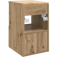 vidaXL Badkamerkast Artisan-eikenhout, 30 x 44,5 x 50 cm, houtvezel