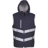 Yoko YK007 Hi-Vis Kensington Hooded Gilet