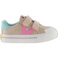 Victoria Tribu Tiras Lona sneaqkers beige/roze Meisjes Textiel Meerkleurig - maat 30 Sneakers