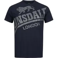Lonsdale Shirt 'Watton' marine / grijs