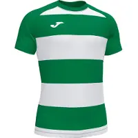 Joma Prorugby Ii T-shirt Met Korte Mouwen Groen,Wit 7-10 Years Kinderen