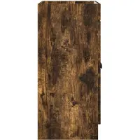 vidaXL Badkamer onder Wastafel Kast Gerookt eiken 56 x 37,5 x 81 cm