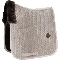 Kentucky Horsewear Horsewear - Velvet Zadeldoek - Zadeldekje - Skin Friendly - Dressuur - Beige