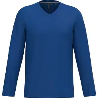 Kariban K358C T-shirt V-hals lange mouwen