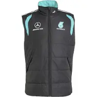 Adidas Sportbodywarmer 'Mercedes - Amg Petronas Formula 1 Team Mechanics' aqua / zwart / wit