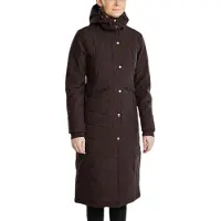 Montar FW25 Dicte Brown extralange jas waterafstotend BRUIN 38