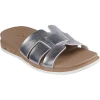 SKECHERS DESERT KISS LOW - PEAK LOOK Dames Slippers - Zillver