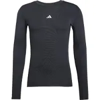 Adidas Functioneel shirt 'TECHFIT Long Sleeve' zwart / wit