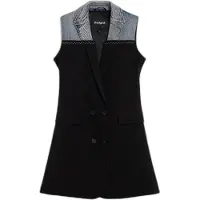 Desigual Jurk blauw denim / zwart