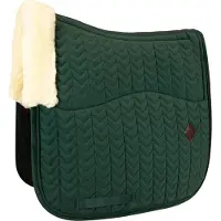 Kentucky Horsewear Horsewear - Zadeldek - Velvet Groen - Zadeldek Dressuur - Skin Friendly