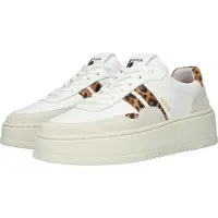 Blackstone Sneakers laag 'Garnet Koda' bruin / pueblo / zwart / wit