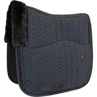Kentucky Horsewear Horsewear - Velvet Zadeldoek - Zadeldekje - Skin Friendly - Dressuur - Donkergroen