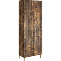 vidaXL Kast Set 2 st Bewerkt hout