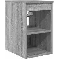 vidaXL Badkamerkast Tussenin Grijs Sonoma 30 x 44,5 x 50 cm