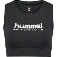 Hummel Sporttop 'Pulse' zwart gemêleerd / wit