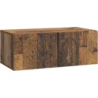vidaXL Wandmontage TV-kast 98 x 41 x 30 cm Oud hout Bewerkt hout