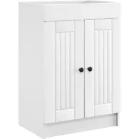 vidaXL Badkamer onder Wastafel Kast Wit 78,5 x 37,5 x 81 cm