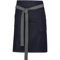 Premier Division Waxed Look Denim Waist Apron | Maat: Één maat
