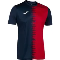 Joma City Ii T-shirt Met Korte Mouwen Rood,Blauw 3XL Man