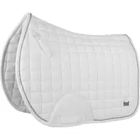Horka Zadeldek Deluxe Wit/Zilver - Pony