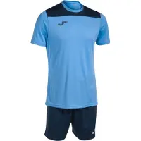 Joma Phoenix III Voetbalset Korte Mouw Heren - Hemelsblauw / Marine | Maat: L