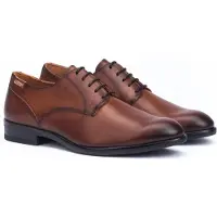 Pikolinos Heren Bruine leren Bristol schoenen (44), Leer, 1 tot 3 cm, Veters, Klassiek M7J-4187