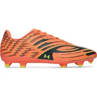 Under Armour Shadow Select 4 Gras Voetbalschoenen (FG) Oranje Geel Zwart