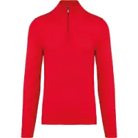 Kariban K970 Heren pullover met ritskraag