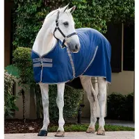 Horseware Stable Sheet 0 gr Navy/Grey &Silver - 6.6 - Regendeken | Staldekens paard