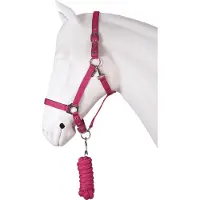 Horka Dime halsterset Kleur: roze, Maat paard: pony