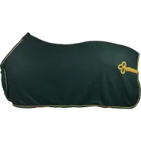 Horka Zweetdeken - met Ornament - 135/185 - Groen/Goud