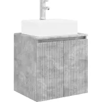 vidaXL Badkamermeubelset, 3 stuks, betonkleur, 49,5 x 41 x 62,5 cm